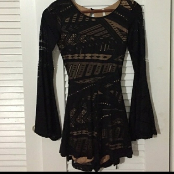 Other - Long sleeve lace romper